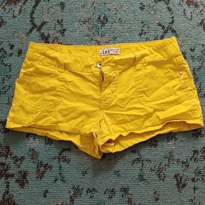 Yellow shorts